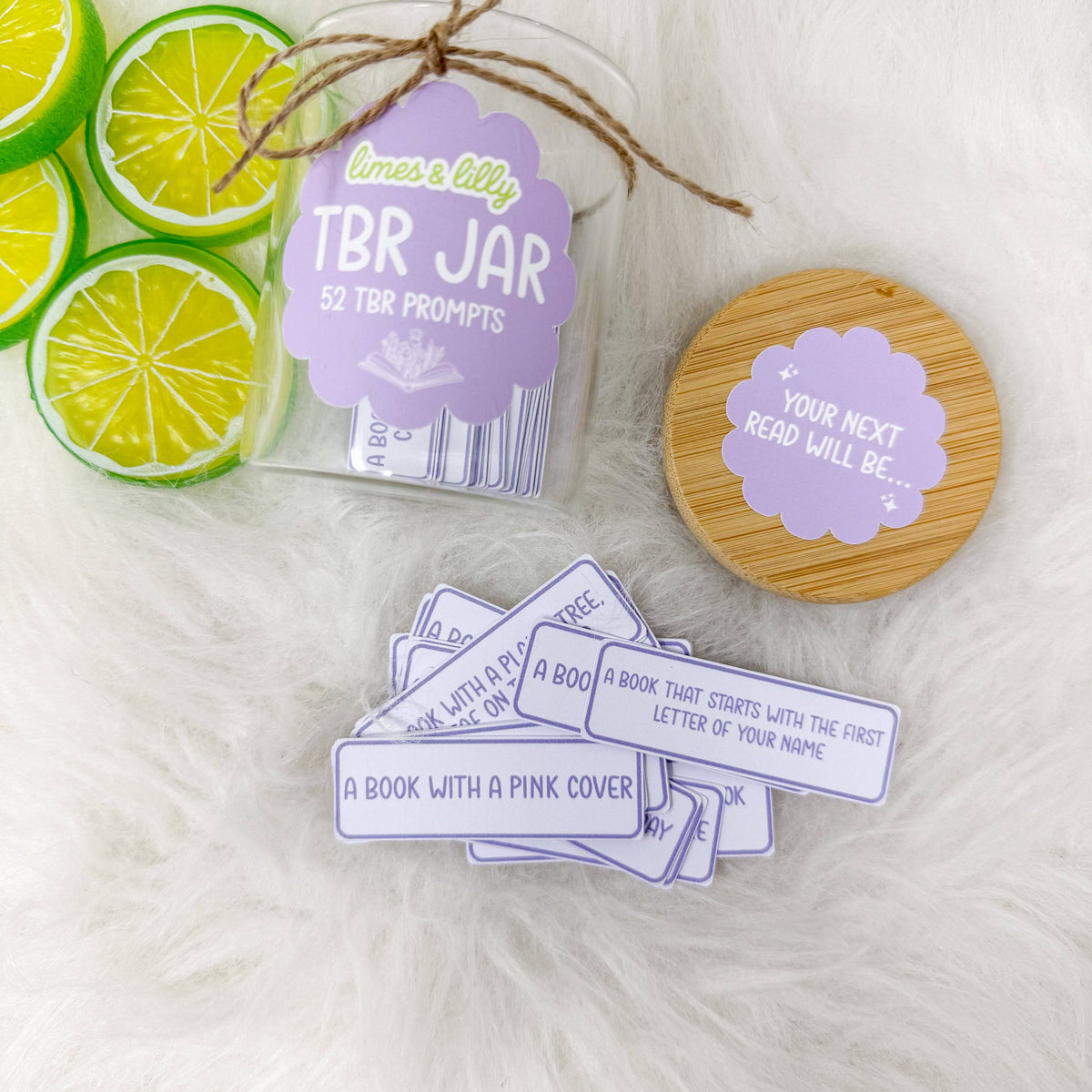 TBR Jar with 52 Reading Prompts