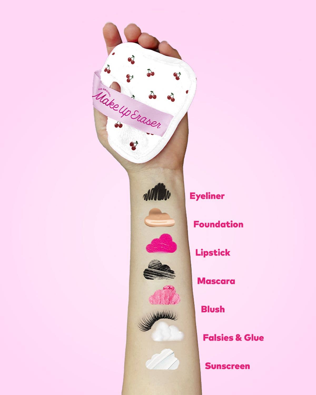 Cherry Crush MakeUp Eraser 7-Day Set
