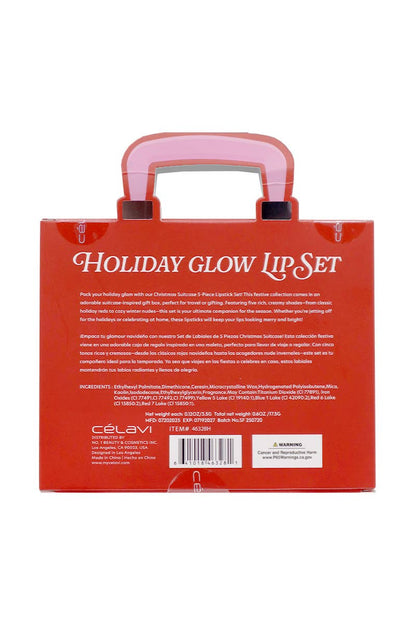 5pc Holiday Glow Lipstick Set
