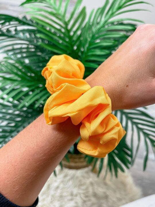 Large Scrunchie - Yellow