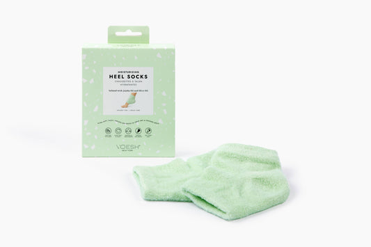 Moisturizing Gel Heel Socks - Green