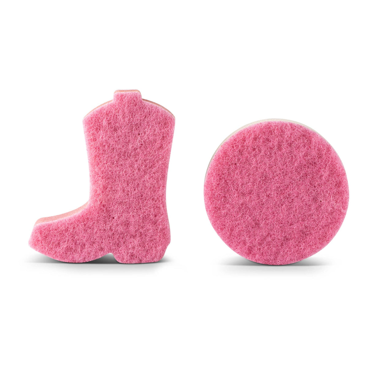 2pc Cowgirl Disco Sponge Set - Pink Multi