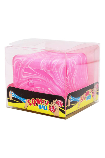 Marbled Cube Putty Filled Squishy