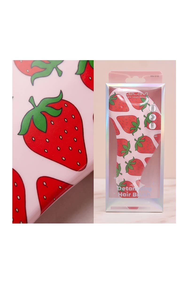 Strawberry Detangling Hair Brush