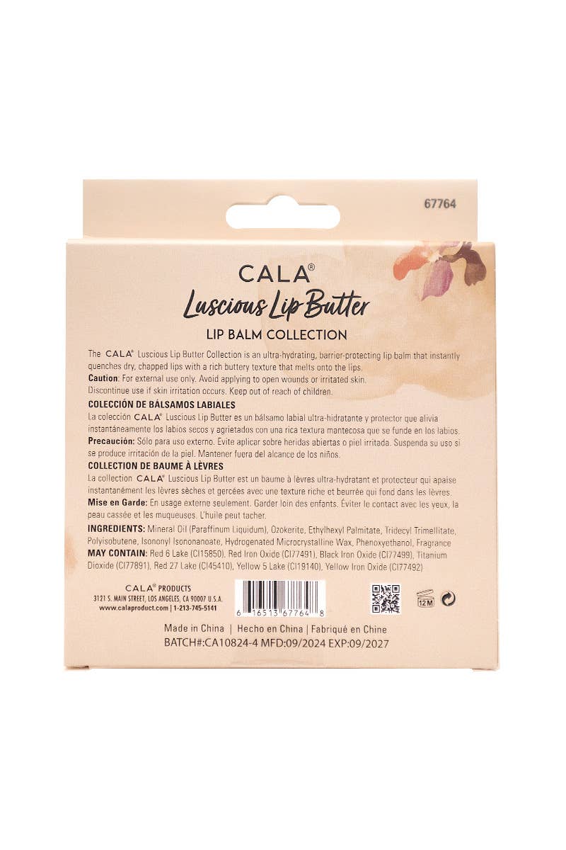 Luscious 4pc Butter Lip Balm