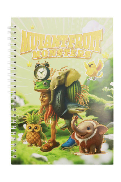 Brain Rot Meme A5 Spiral Bound Notebook