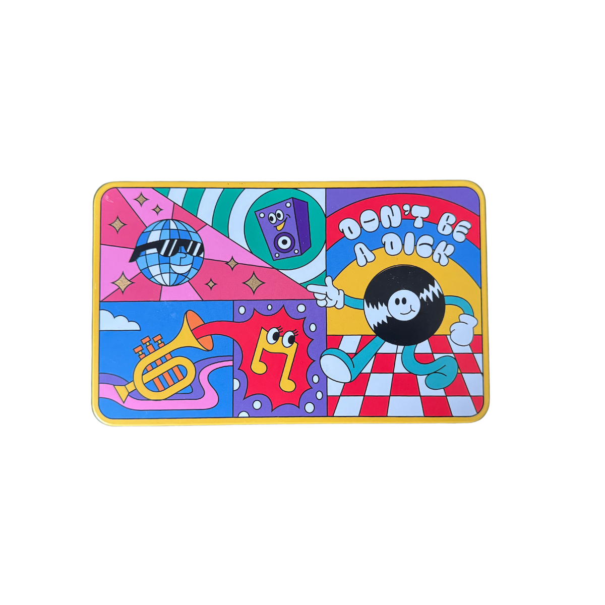 Don't Be A Dick Bath Bomb Set in Reusable Tin