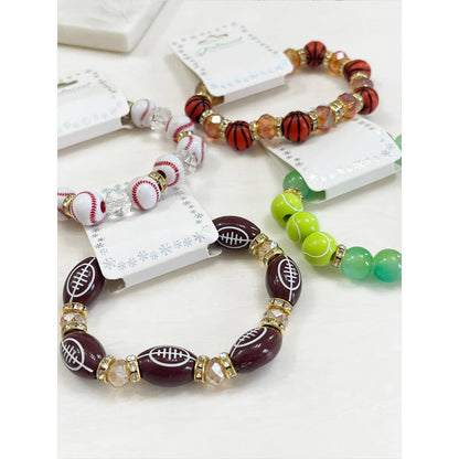 Sports Theme Stretch Bracelet