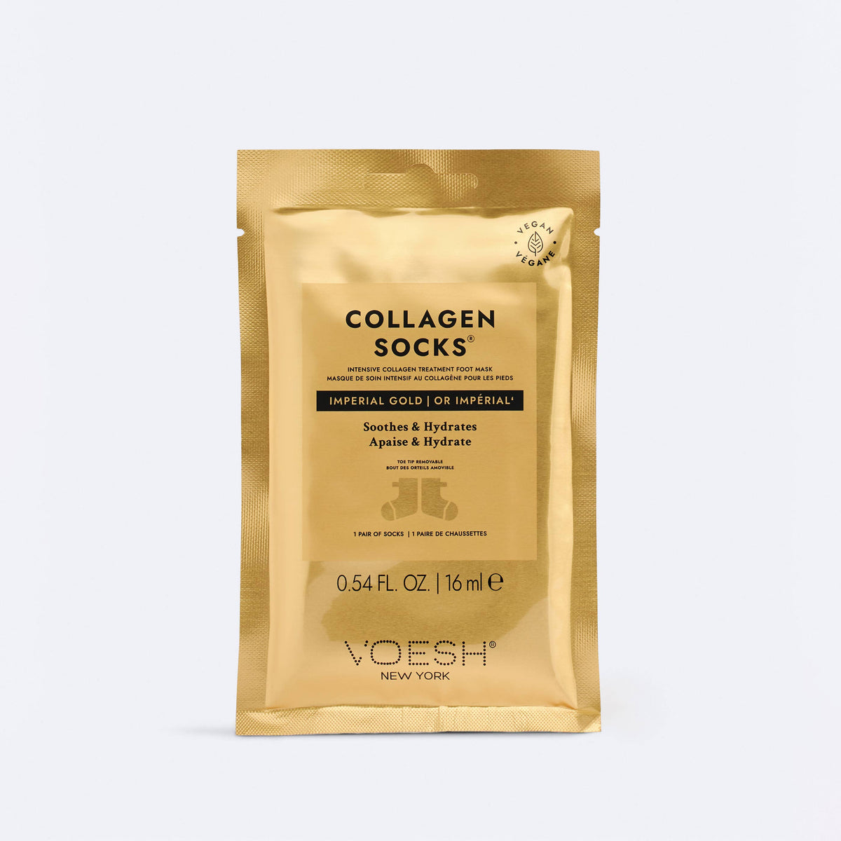 Collagen Socks with Imperial Gold