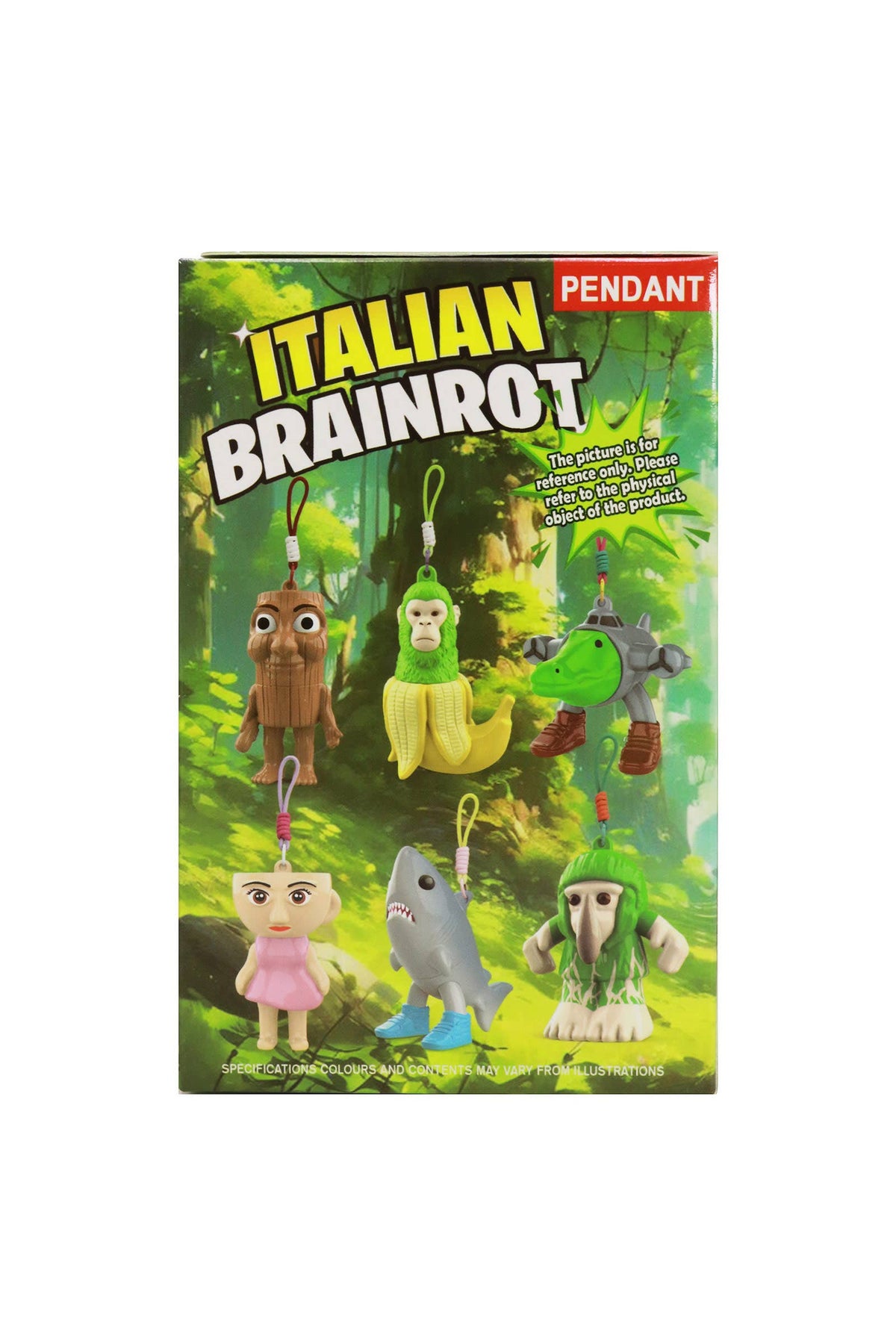 Brain Rot Figurine Lanyard Mystery Box