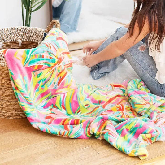 Let's Get Tropical Plush Blanket