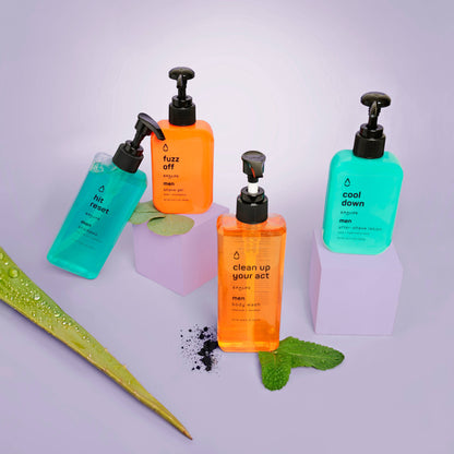 Men's Hair & Body Care Grooming Kit, 4 Pc