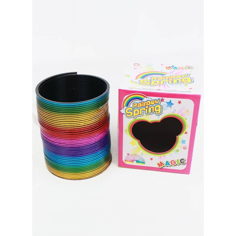 Large Rainbow Color Spring Toy