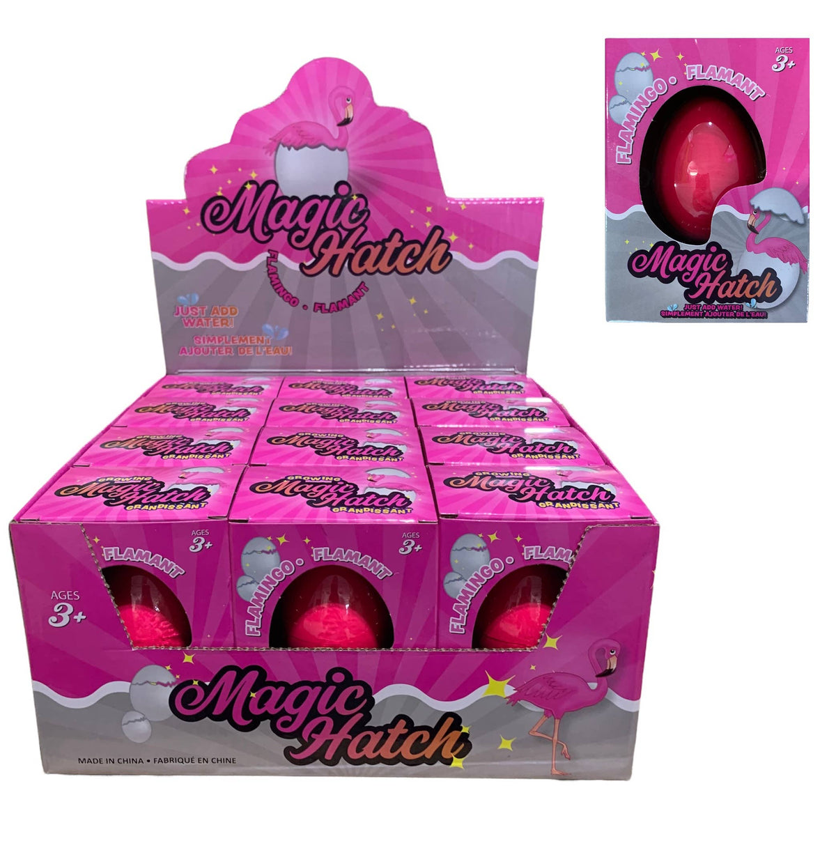 Magic Growing Hatch Egg - Flamingo