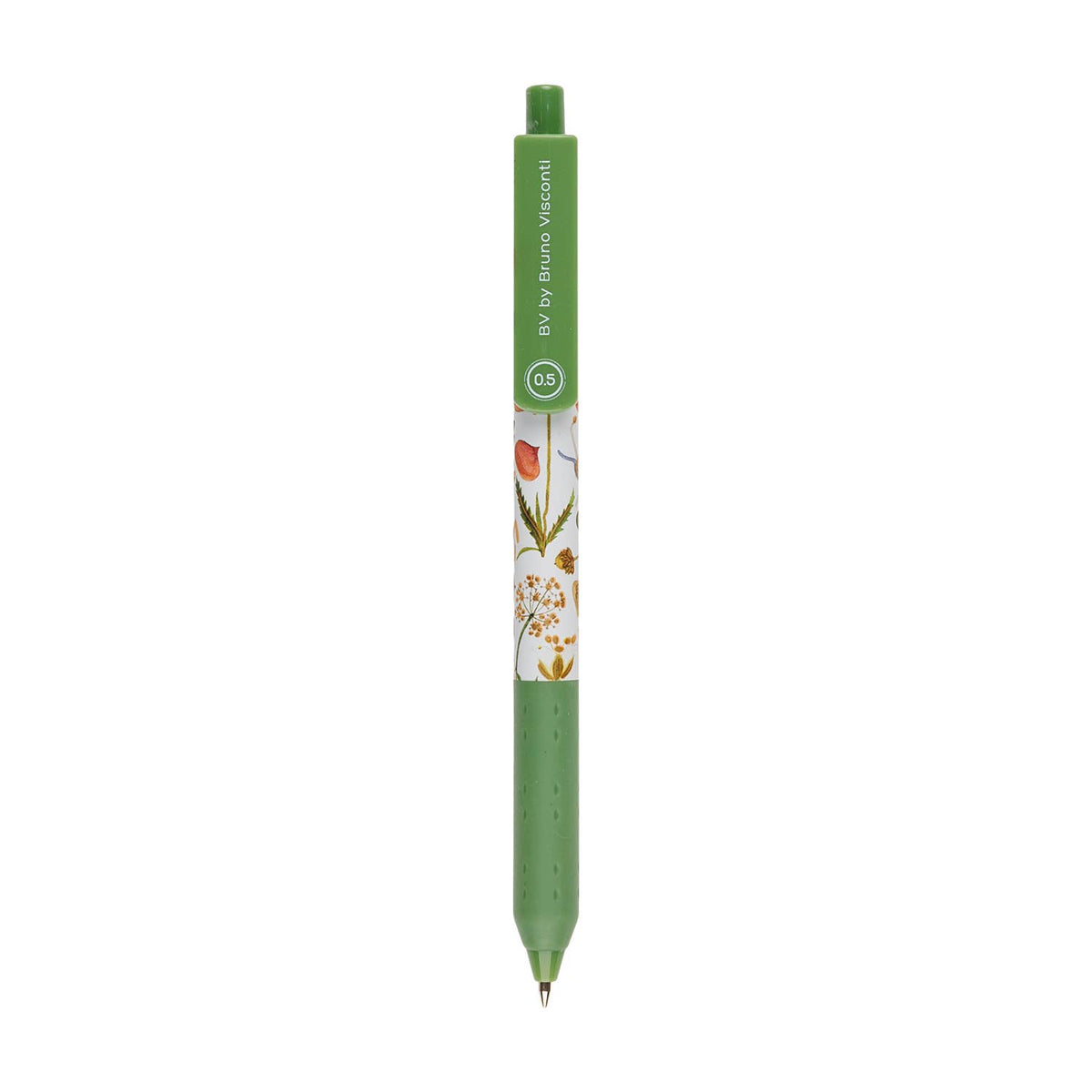 DreamBox Ballpoint Click Pen in a Gift Box - Greens & Flowers