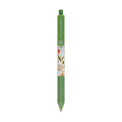 DreamBox Ballpoint Click Pen in a Gift Box - Greens & Flowers
