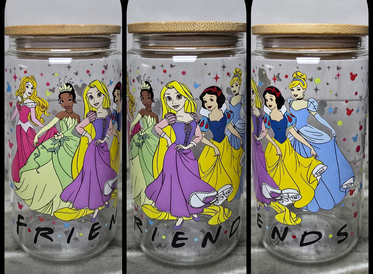 Disney Princess Glass Cup