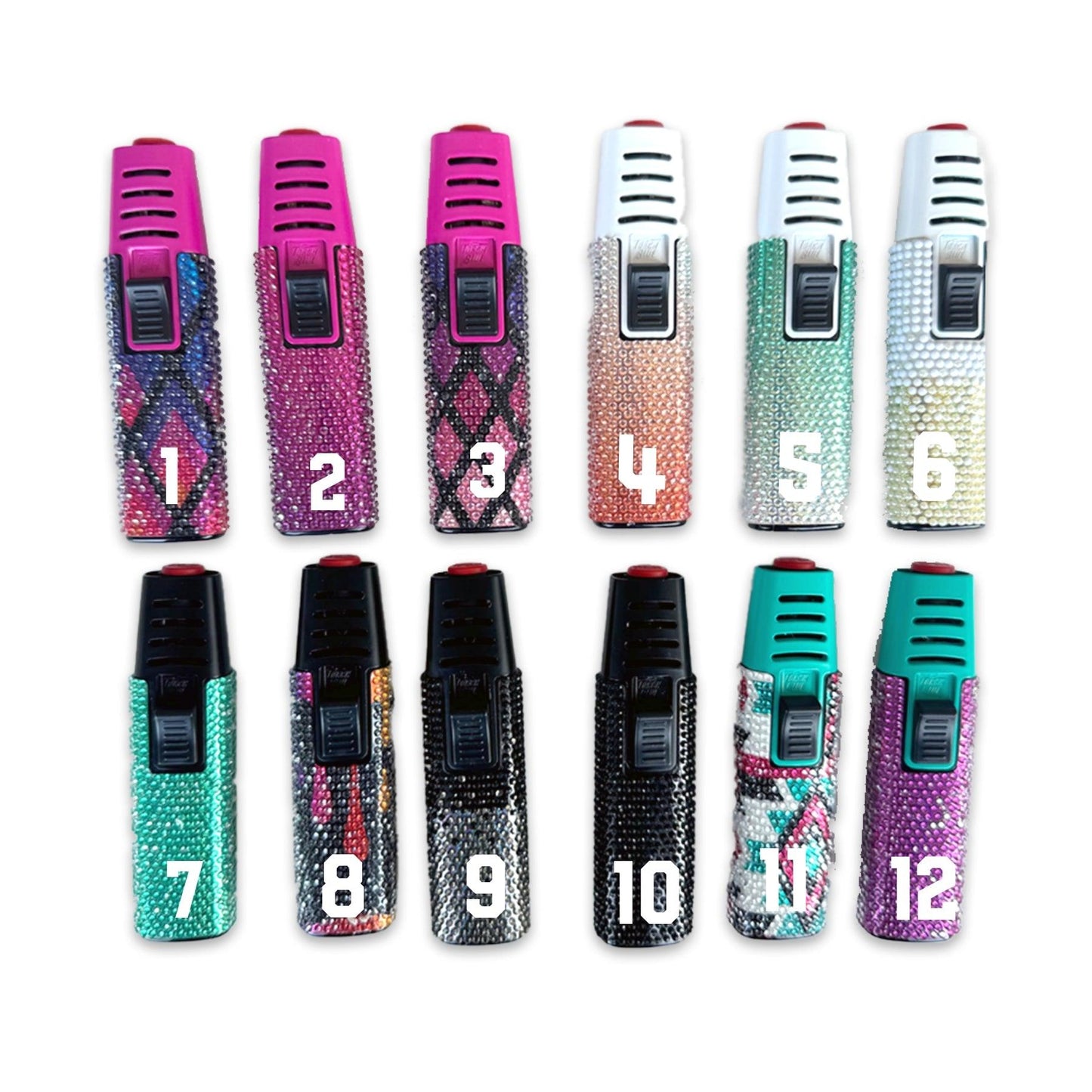 Rhinestone Torch Stick Lighter