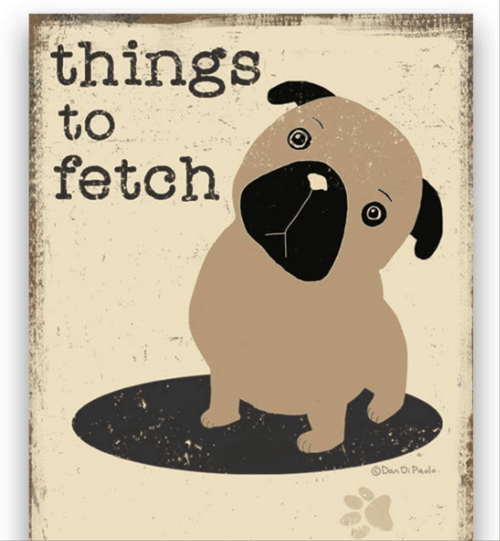 Things To Fetch List Pad