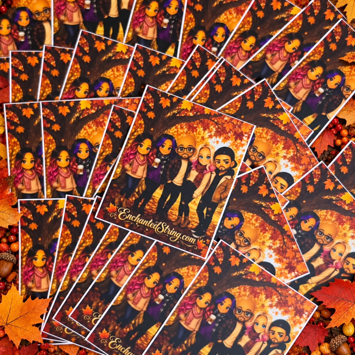 ES Fall Family Sticker