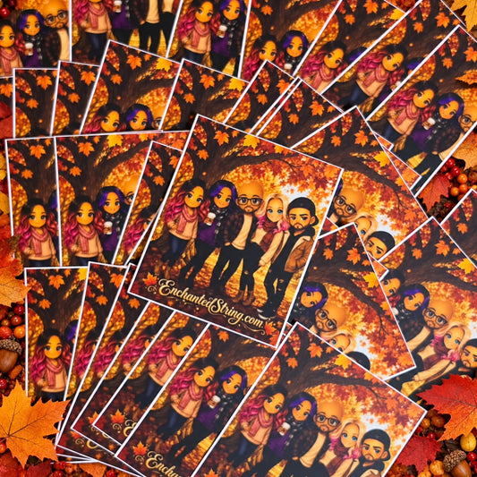 ES Fall Family Sticker