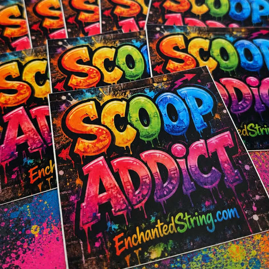 "Scoop Addict" Sticker