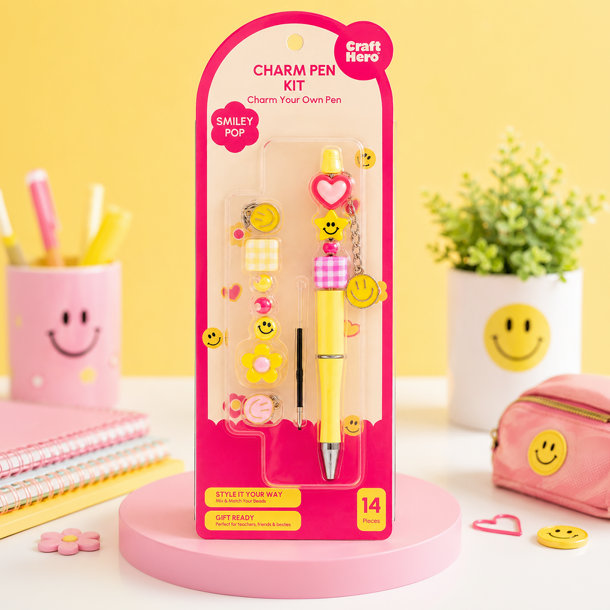 Bead Pen Kit - Smiley Pop