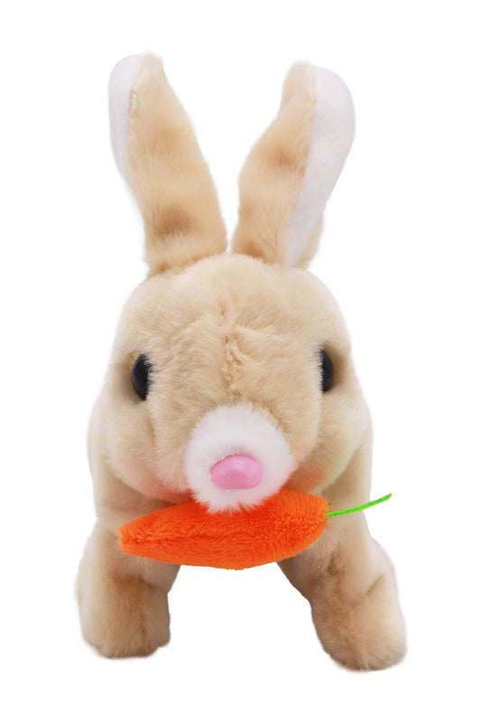 Fuzzy Walking Bunny Rabbit Sound Toy
