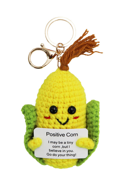 Emotional Support Food Crochet Key Chain