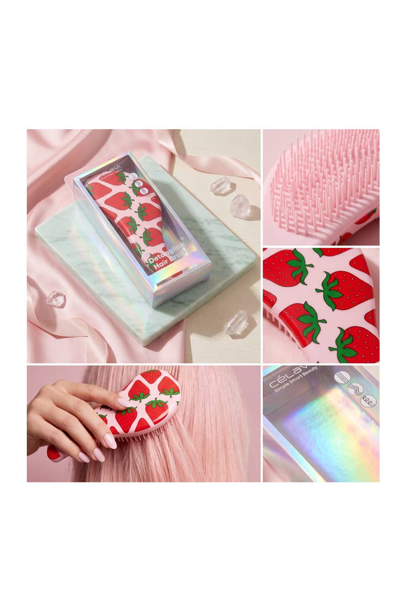 Strawberry Detangling Hair Brush