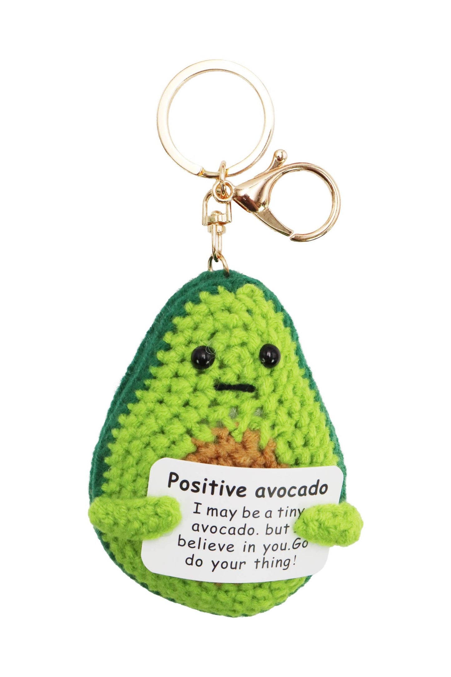Emotional Support Food Crochet Key Chain