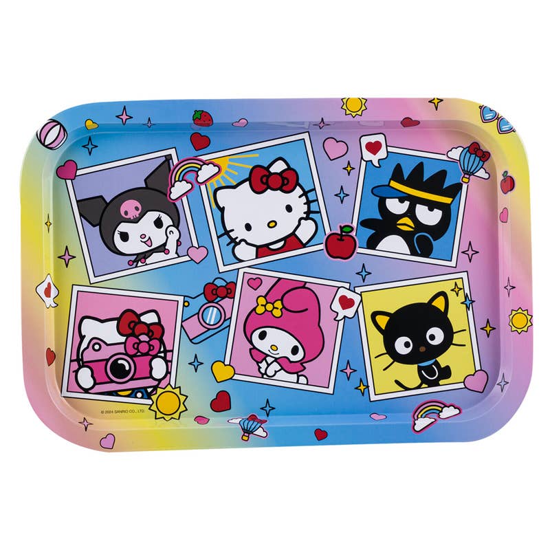 Hello Kitty and Friends Rainbow Rectangular Serving Tray