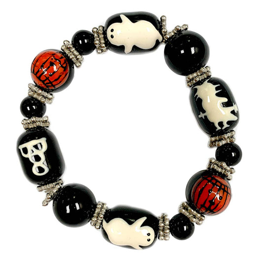 Halloween Beaded Bracelet