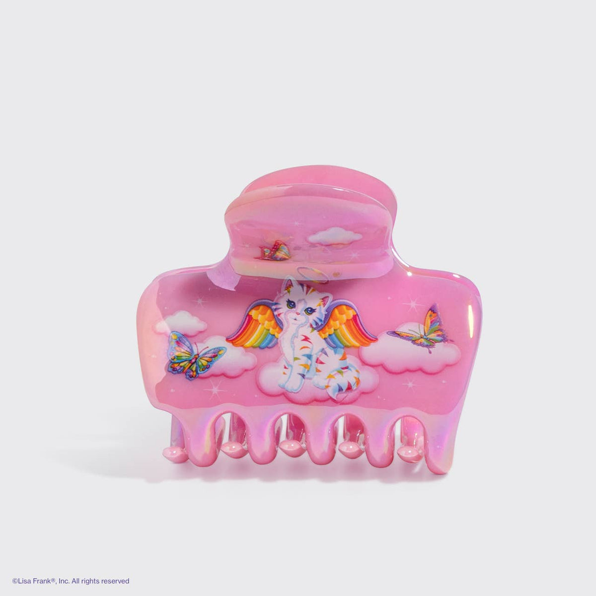 Lisa Frank x Kitsch Cloud Clip in Angel Kitty