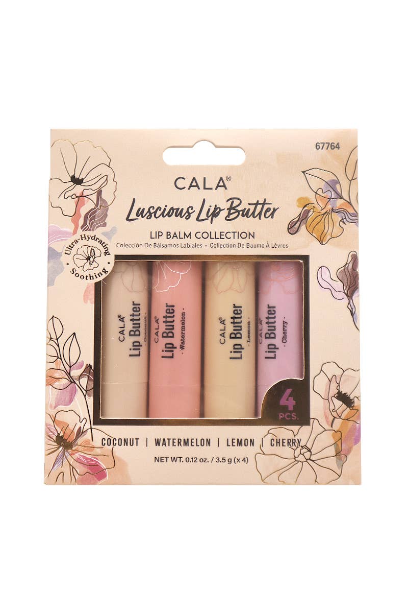 Luscious 4pc Butter Lip Balm