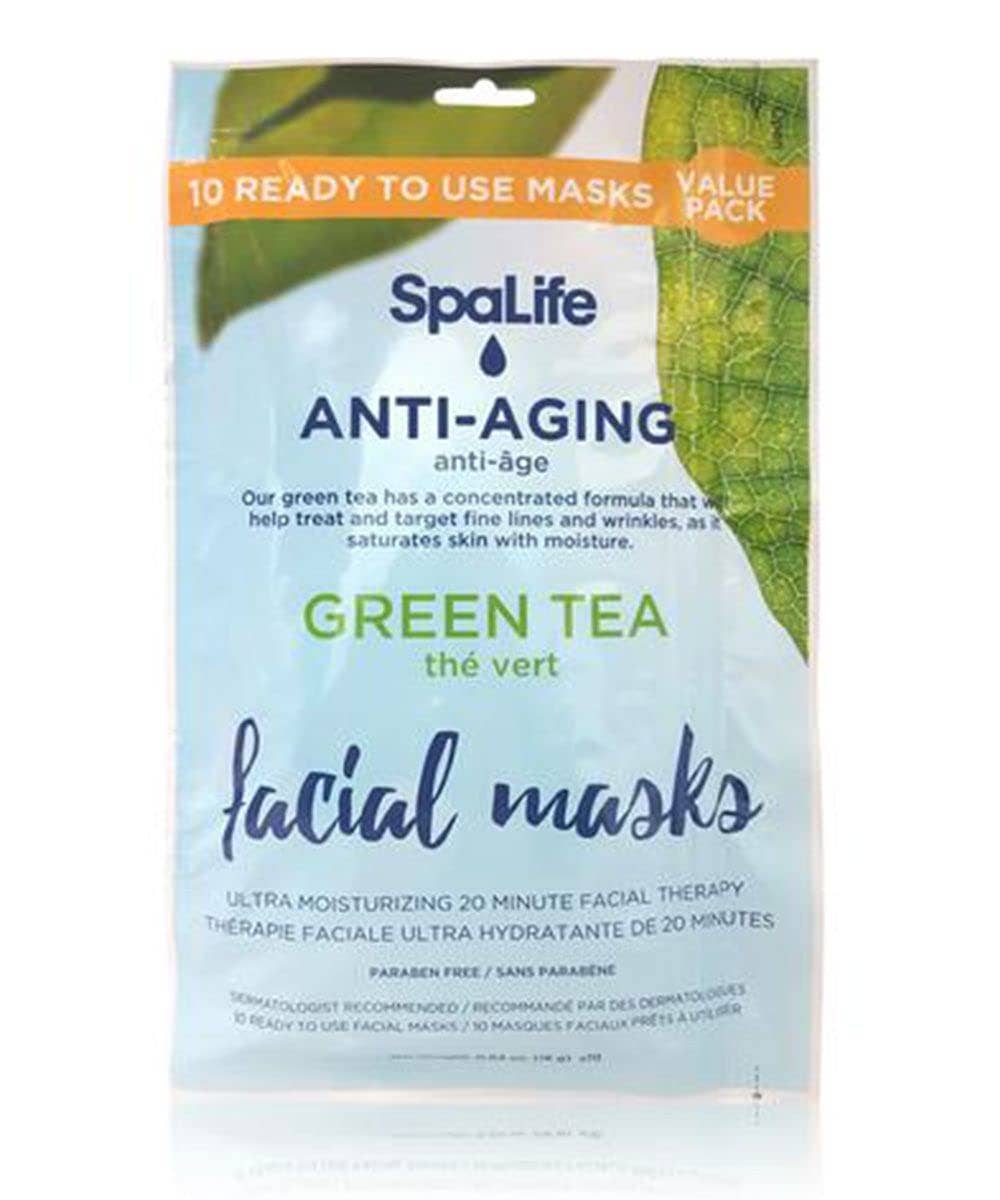 Anti-aging Green Tea Facial Masks (Value Pack)