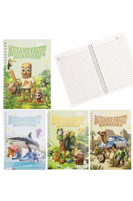 Brain Rot Meme A5 Spiral Bound Notebook