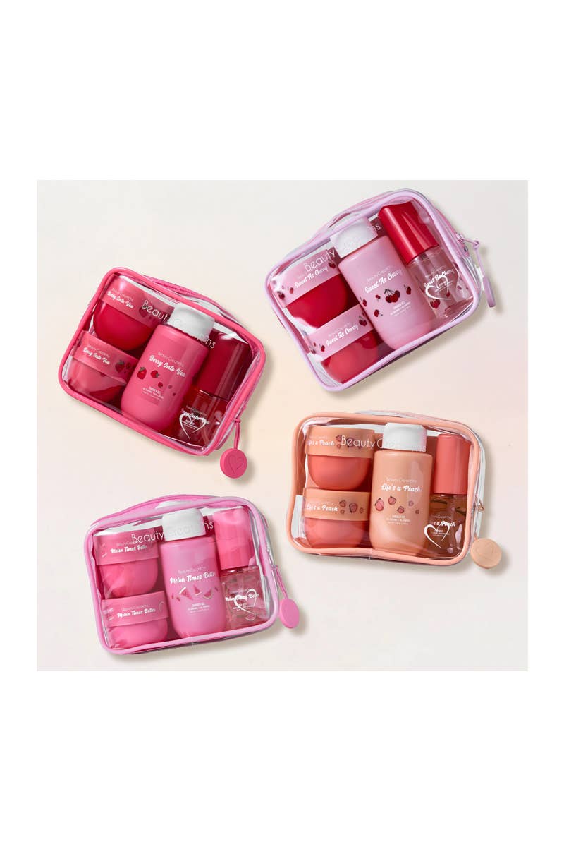Beauty Creations Watermelon Travel Body Care Kit