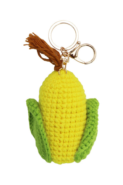 Emotional Support Food Crochet Key Chain