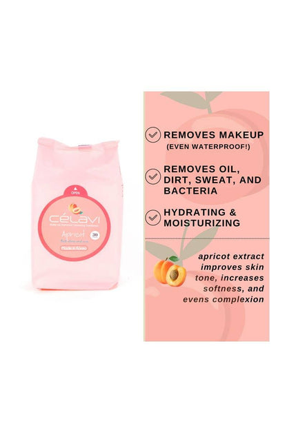 Apricot Makeup Cleansing Towelette