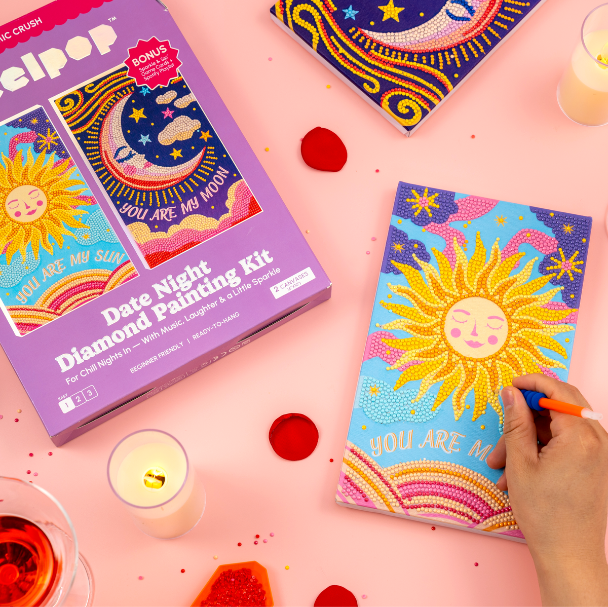 Diamond Art Date Night Kit - Cosmic Crush