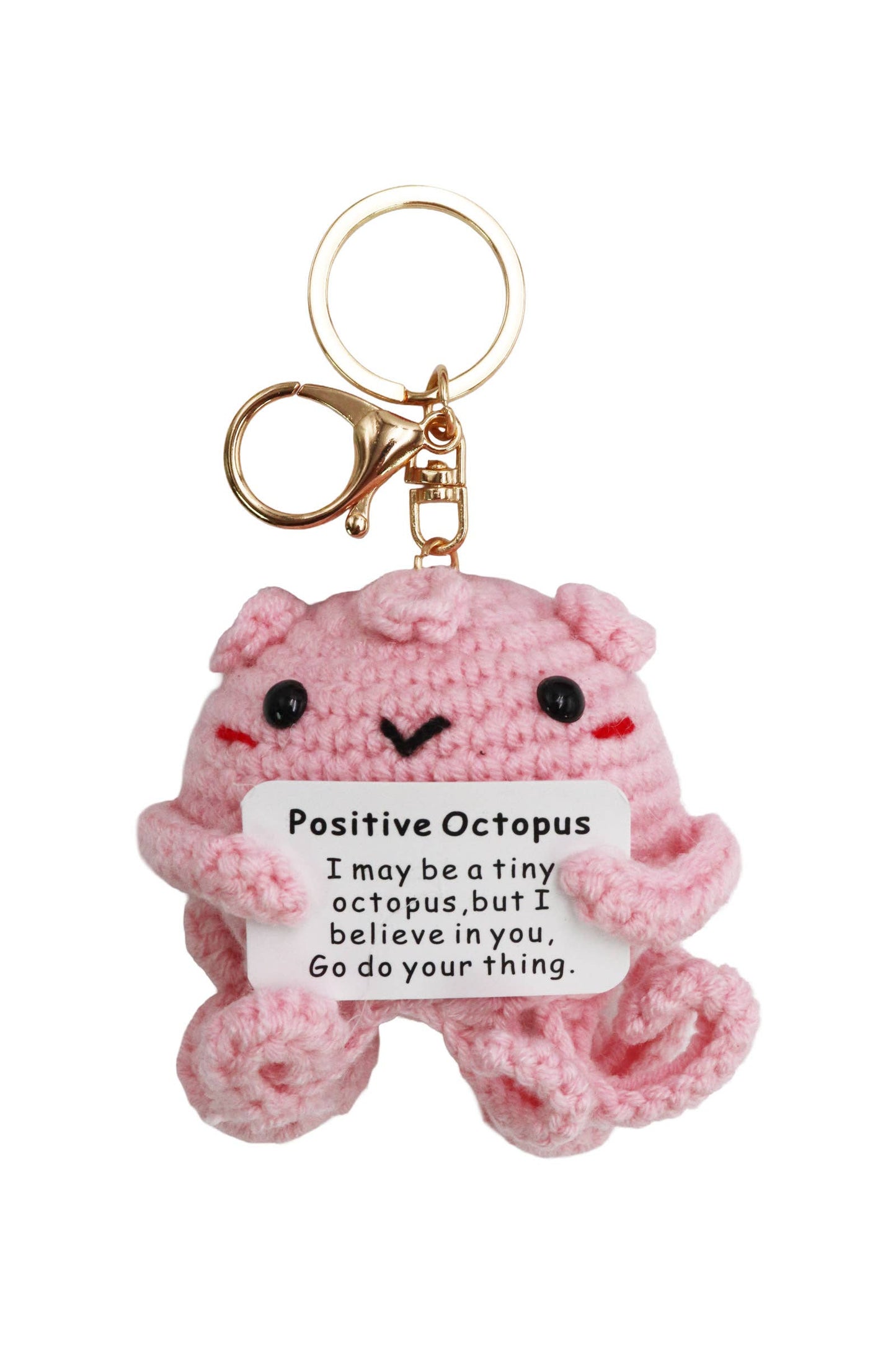 Emotional Support Food Crochet Key Chain
