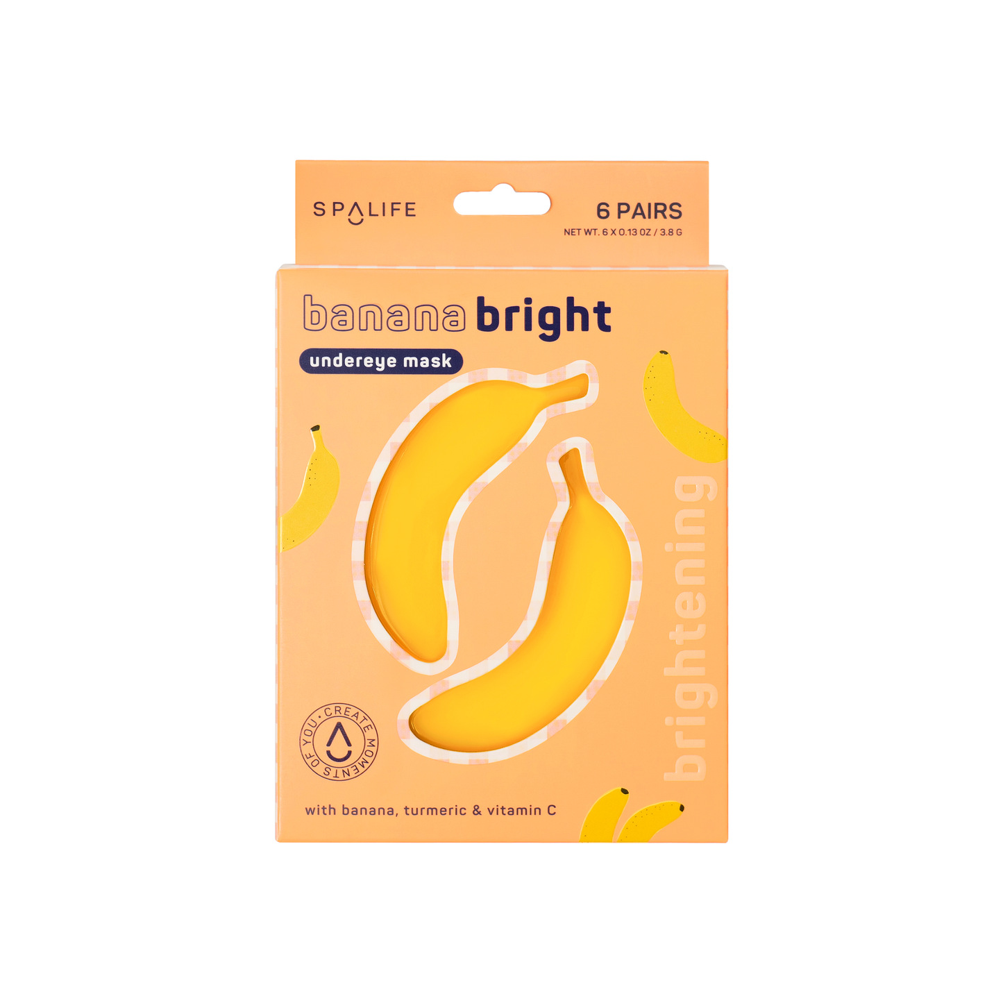 Banana Bright Undereye Mask, 8 Pairs