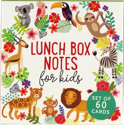 Lunch Box Notes for Kids (Set of 60 Cards)