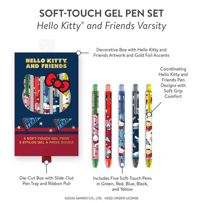 Hello Kitty and Friends Varsity Gel Pen Set