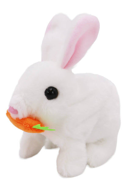 Fuzzy Walking Bunny Rabbit Sound Toy