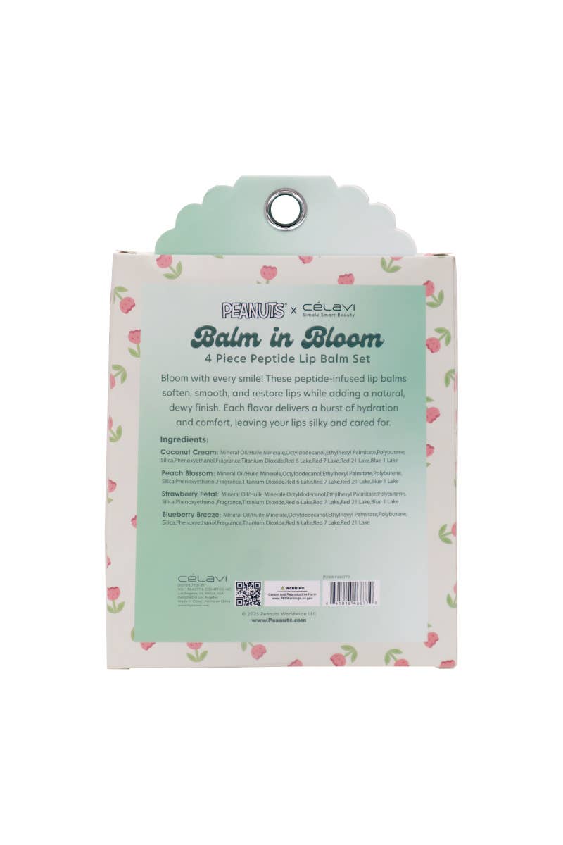 Balm in Bloom Peptide Lip Balm Set (4 Piece)