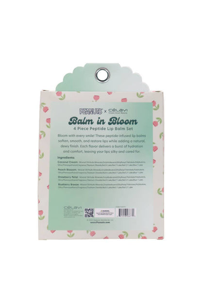 Balm in Bloom Peptide Lip Balm Set (4 Piece)