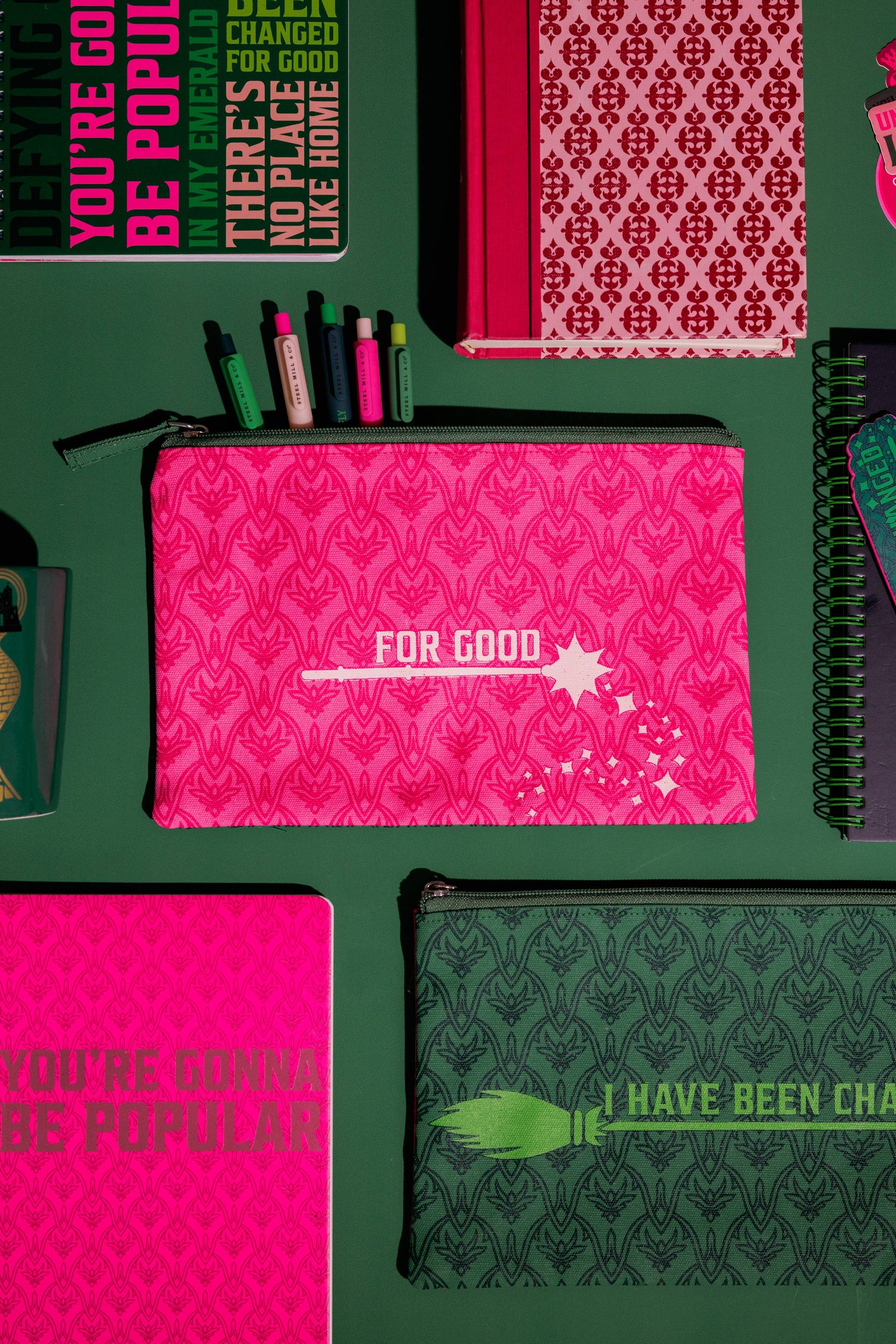 Wicked-Inspired Pencil Pouch, "I Have Been Changed for Good"