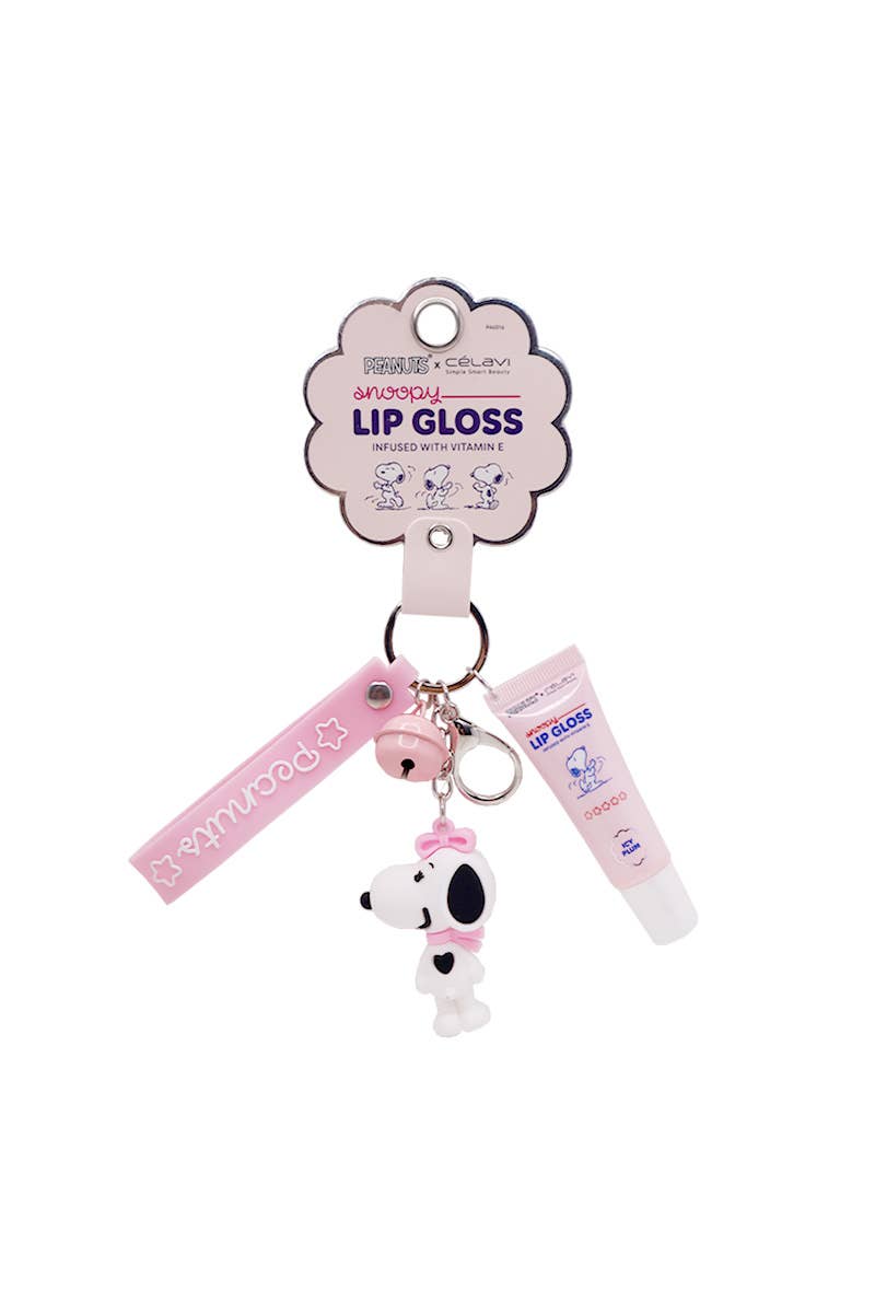 Peanuts Snoopy Lip Gloss & Keychain Charms